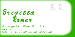 brigitta romer business card