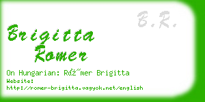 brigitta romer business card